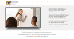 Desktop Screenshot of consultingpsychology.org